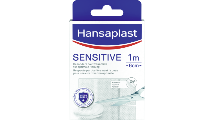 Hansaplast Sensitive 1 m × 6 cm