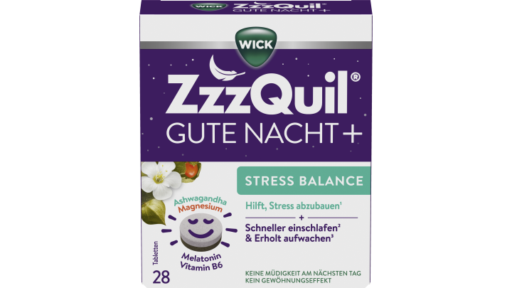WICK ZzzQuil Gute Nacht+ Stress Balance