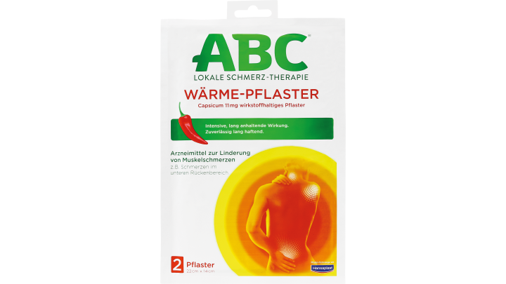 ABC Wärme-Pflaster Capsicum Hansaplast med 22 x 14 cm